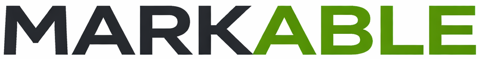 Markable Text Logo